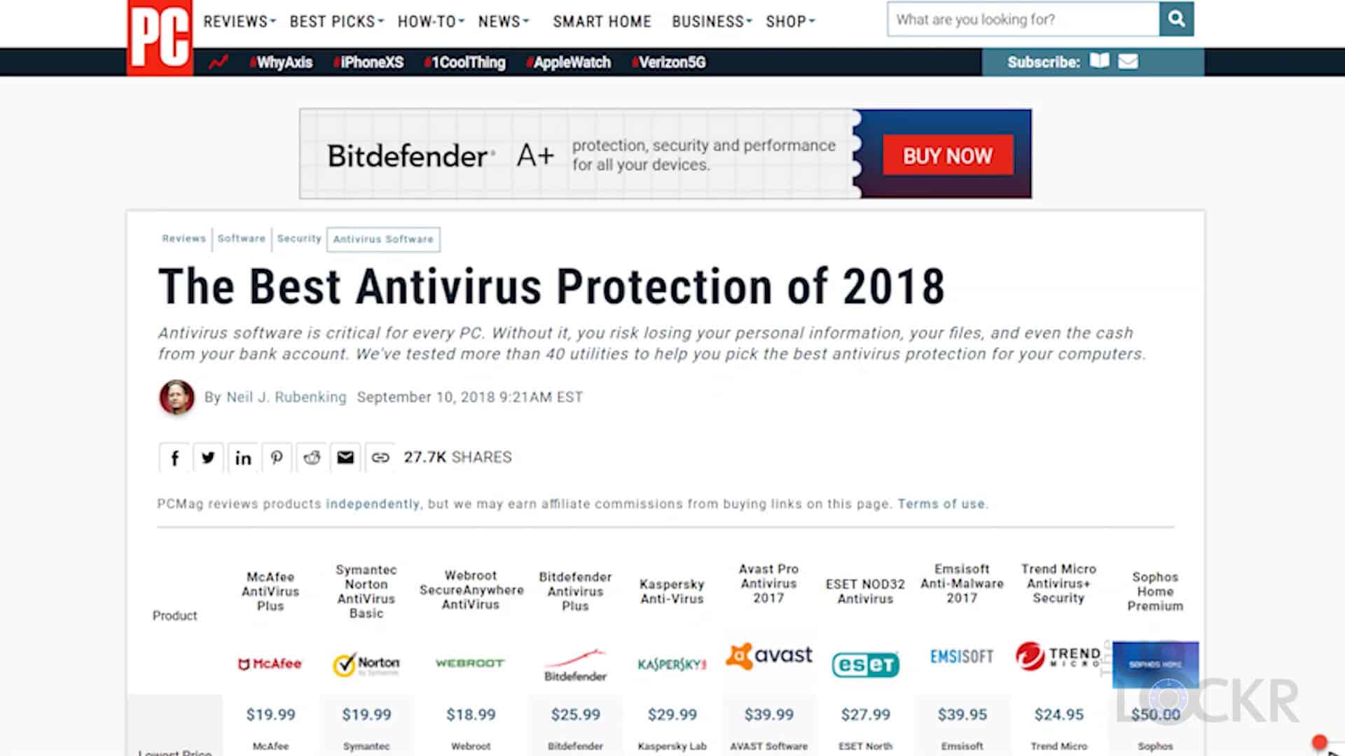 Top 10 Best Mac Antivirus Software 2018
